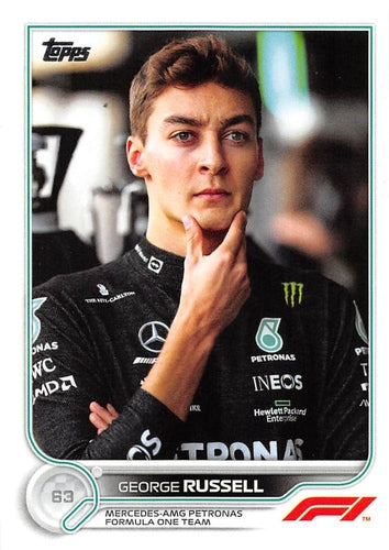 #18 George Russell - Mercedes-AMG Petronas Formula One Team - 2022 Topps Formula 1 Racing