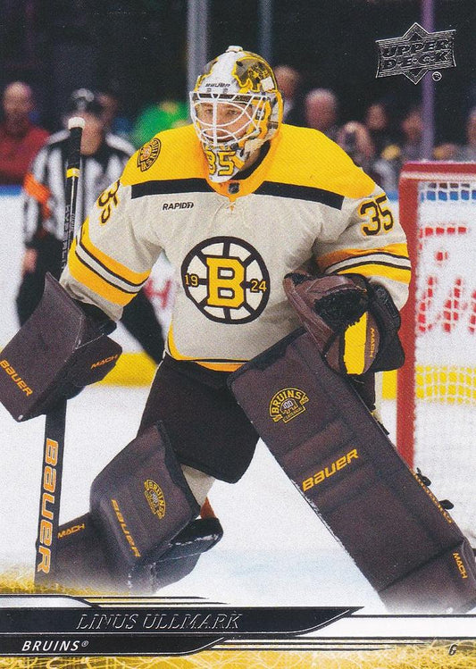 #18 Linus Ullmark - Boston Bruins - 2024-25 Upper Deck Hockey