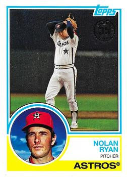#83-18 Nolan Ryan - Houston Astros - 2018 Topps - 1983 Topps Baseball 35th Anniversary Baseball