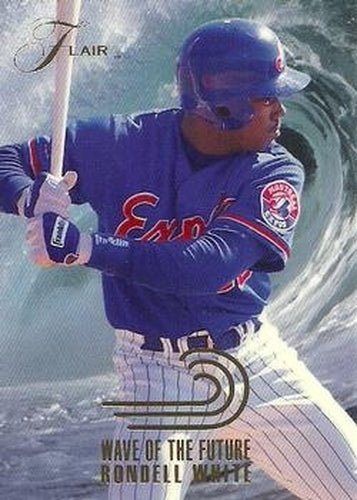 #18 Rondell White - Montreal Expos - 1993 Flair - Wave of the Future Baseball