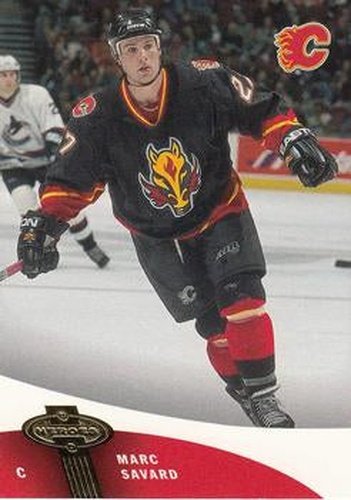 #18 Marc Savard - Calgary Flames - 2000-01 Upper Deck Heroes Hockey