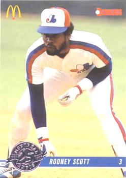 #18 Rodney Scott - Montreal Expos - 1993 Donruss McDonald's Montreal Expos 25th Anniversary Baseball