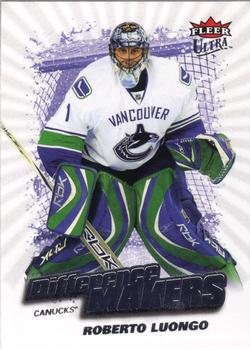#DM18 Roberto Luongo - Vancouver Canucks - 2008-09 Ultra - Difference Makers Hockey