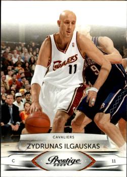 #18 Zydrunas Ilgauskas - Cleveland Cavaliers - 2009-10 Panini Prestige Basketball