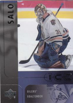 #18 Tommy Salo - Edmonton Oilers - 2001-02 Upper Deck Ice Hockey