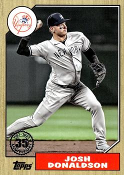 #87TBU-18 Josh Donaldson - New York Yankees - 2022 Topps Update - 1987 Topps Baseball 35th Anniversary Baseball