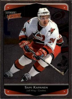 #18 Sami Kapanen - Carolina Hurricanes - 1999-00 Upper Deck Ultimate Victory Hockey