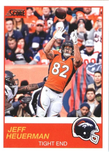#18 Jeff Heuerman - Denver Broncos - 2019 Score Football