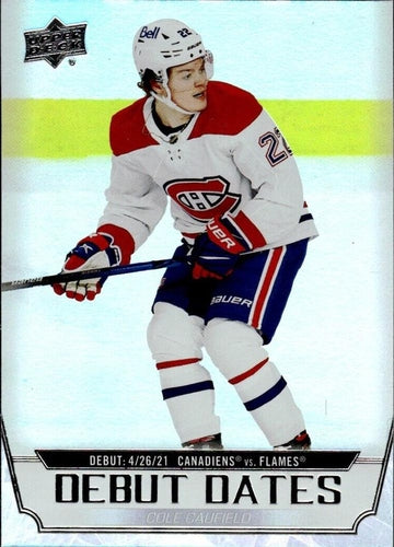 #DD-18 Cole Caufield - Montreal Canadiens - 2022-23 Upper Deck - Debut Dates Hockey