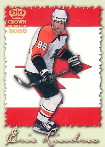 #18 Eric Lindros - Philadelphia Flyers - 1999-00 Pacific Crown Royale - International Glory Hockey