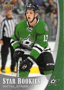 #18 Mattias Janmark - Dallas Stars - 2015-16 Upper Deck Star Rookies Hockey
