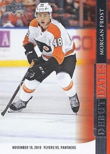#DD-18 Morgan Frost - Philadelphia Flyers - 2020-21 Upper Deck - Debut Dates Hockey