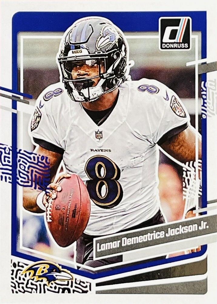 #18b Lamar Jackson - Baltimore Ravens - 2023 Donruss Football