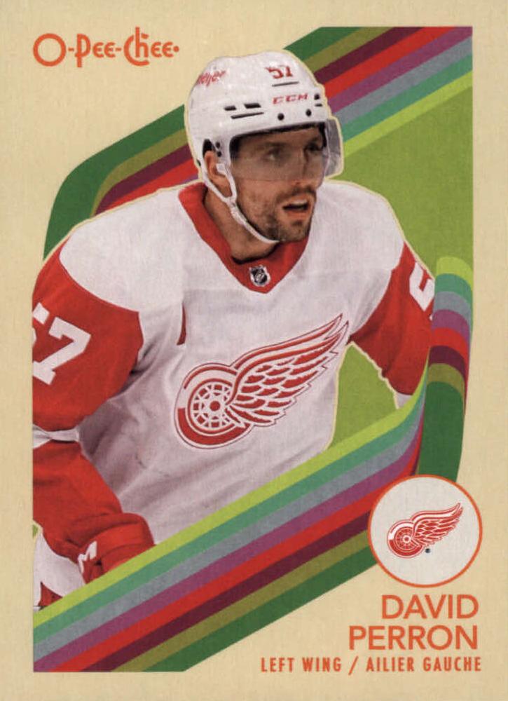 #190 David Perron - Detroit Red Wings - 2023-24 O-Pee-Chee - Retro Hockey