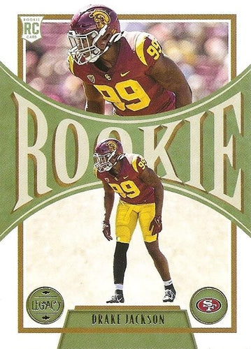 #190 Drake Jackson - San Francisco 49ers - 2022 Panini Legacy Football