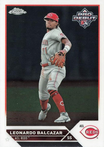 #PDC-190 Leonardo Balcazar - ACL Reds - 2023 Topps Pro Debut - Chrome Baseball