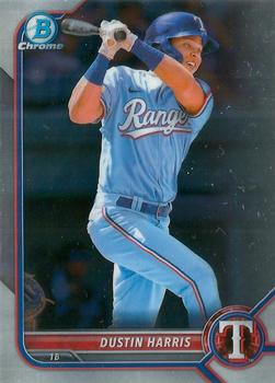 #BCP-190 Dustin Harris - Texas Rangers - 2022 Bowman - Chrome Prospects Baseball