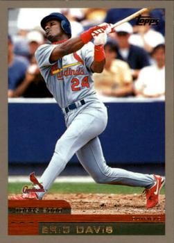 #190 Eric Davis - St. Louis Cardinals - 2000 Topps Baseball