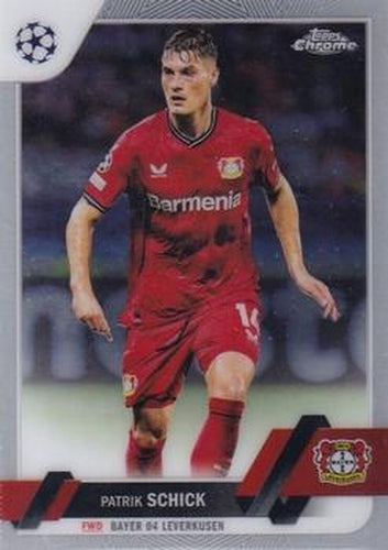 #190 Patrik Schick - Bayer 04 Leverkusen - 2022-23 Topps Chrome UEFA Club Competitions Soccer