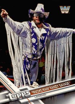 #190 "Macho Man" Randy Savage - 2017 Topps WWE Then Now Forever Wrestling