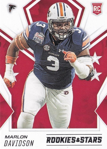 #190 Marlon Davidson - Atlanta Falcons - 2020 Panini Rookies & Stars Football