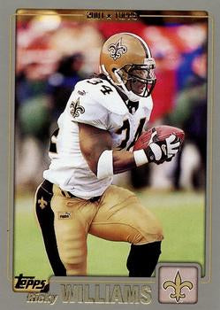 #190 Ricky Williams - New Orleans Saints - 2001 Topps Football