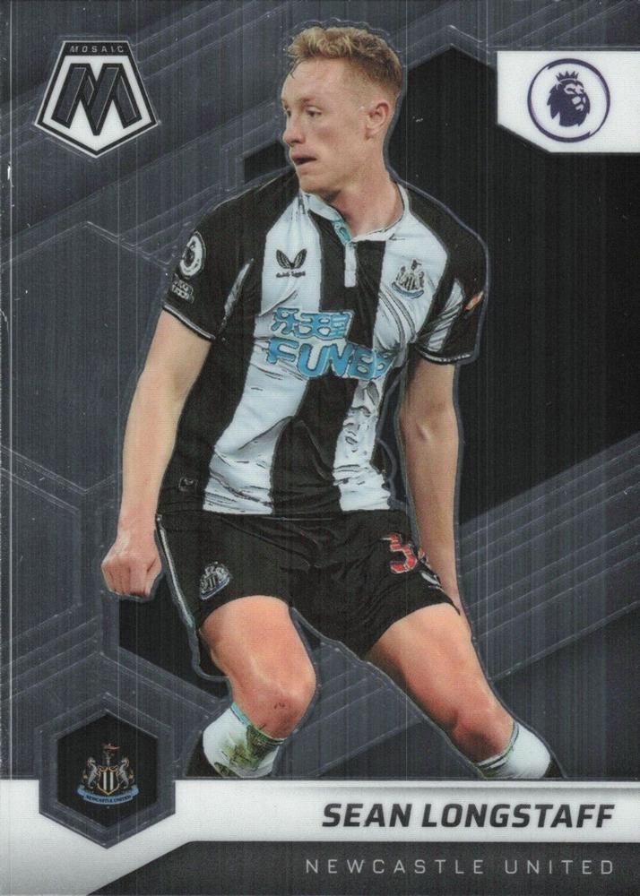 #190 Sean Longstaff - Newcastle United - 2021-22 Panini Mosaic Premier League Soccer
