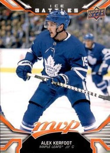 #190 Alex Kerfoot - Toronto Maple Leafs - 2022-23 Upper Deck MVP - Ice Battles Hockey