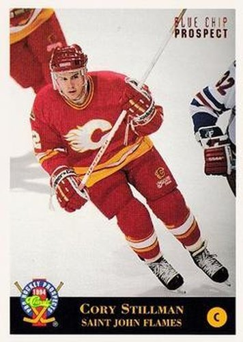 #190 Cory Stillman - St. John Flames - 1994 Classic Pro Hockey Prospects Hockey