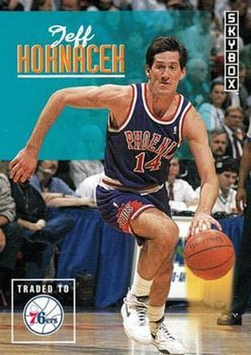 #190 Jeff Hornacek - Philadelphia 76ers - 1992-93 SkyBox Basketball