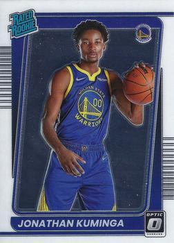 #190 Jonathan Kuminga - Golden State Warriors - 2021-22 Donruss Optic Basketball