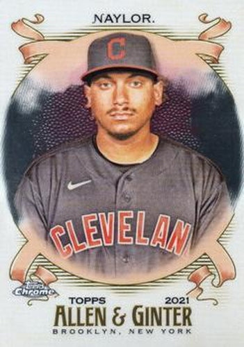 #190 Josh Naylor - Cleveland Indians - 2021 Topps Allen & Ginter Chrome Baseball