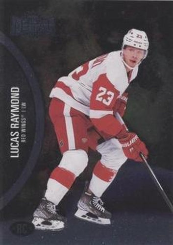 #190 Lucas Raymond - Detroit Red Wings - 2021-22 Skybox Metal Universe Hockey