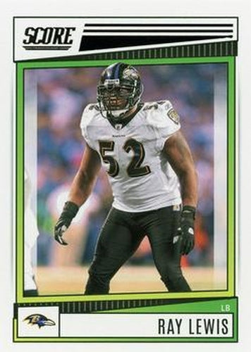#190 Ray Lewis - Baltimore Ravens - 2022 Score Football