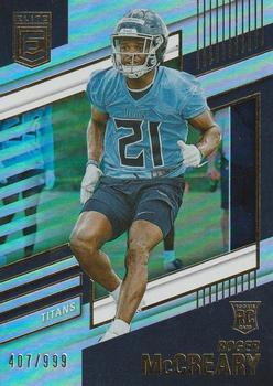 #190 Roger McCreary - Tennessee Titans - 2022 Donruss Elite Football