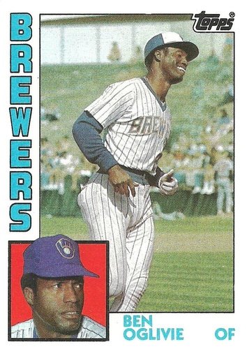 #190 Ben Oglivie - Milwaukee Brewers - 1984 Topps Baseball