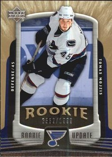 #190 Tomas Mojzis - St. Louis Blues - 2005-06 Upper Deck Rookie Update Hockey