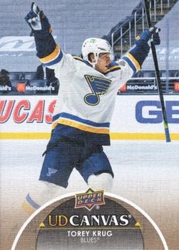 #C190 Torey Krug - St. Louis Blues - 2021-22 Upper Deck - UD Canvas Hockey