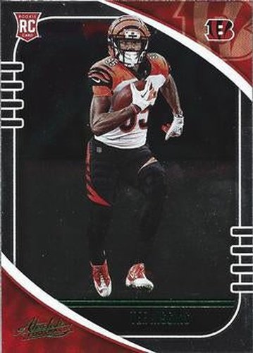 #190 Tee Higgins - Cincinnati Bengals - 2020 Panini Absolute - Green Football