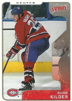 #190 Chad Kilger - Montreal Canadiens - 2001-02 Upper Deck Victory Hockey