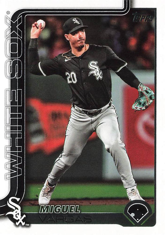#190 Miguel Vargas - Chicago White Sox - 2025 Topps Baseball
