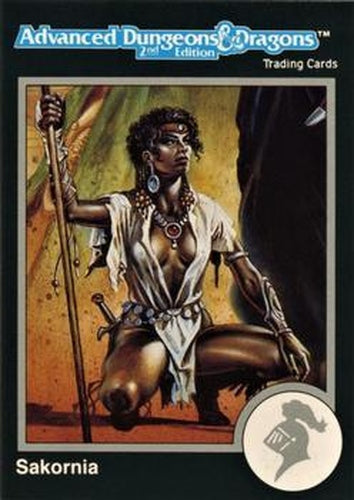 #190 Sakornia - 1991 TSR Advanced Dungeons & Dragons - Silver