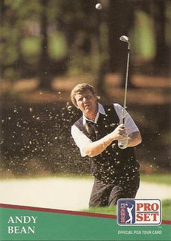 #190 Andy Bean - 1991 Pro Set PGA Tour Golf