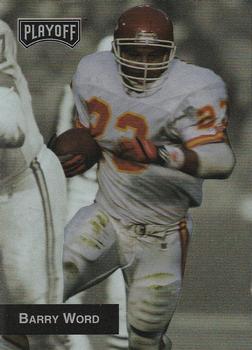 #190 Barry Word - Kansas City Chiefs - 1993 Playoff Football