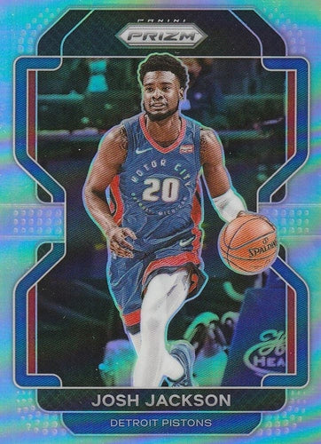 #190 Josh Jackson - Detroit Pistons - 2021-22 Panini Prizm - Silver Basketball
