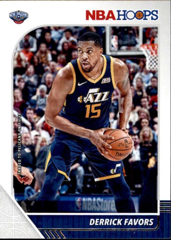 #190 Derrick Favors - New Orleans Pelicans - 2019-20 Hoops Basketball