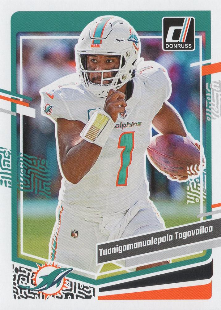 #190b Tua Tagovailoa - Miami Dolphins - 2023 Donruss Football
