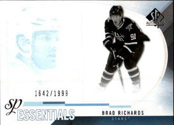#191 Brad Richards - Dallas Stars - 2010-11 SP Authentic Hockey