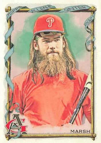 #191 Brandon Marsh - Philadelphia Phillies - 2023 Topps Allen & Ginter Baseball