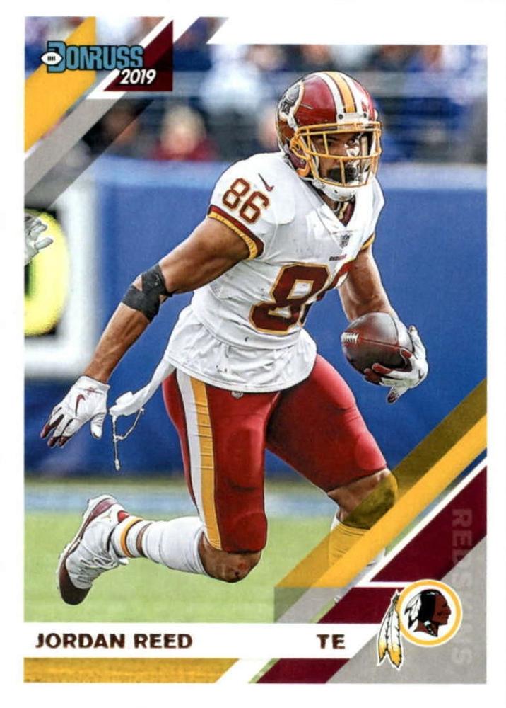 #191 Jordan Reed - Washington Redskins - 2019 Donruss Football